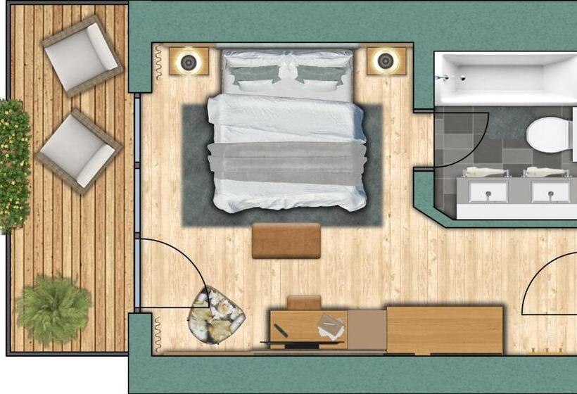 Номер Стандартный с Видом, Resort La Ginabelle