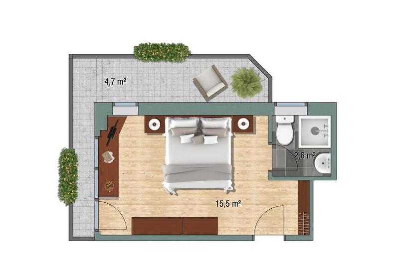 اتاق عادی, Resort La Ginabelle