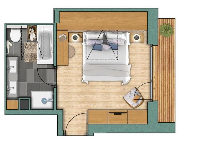 اتاق سوپریور, Resort La Ginabelle