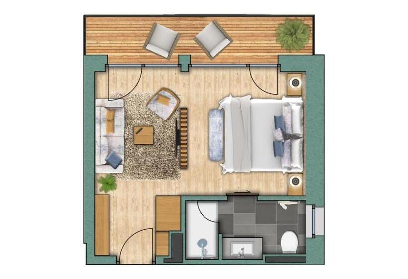 اتاق سوپریور, Resort La Ginabelle