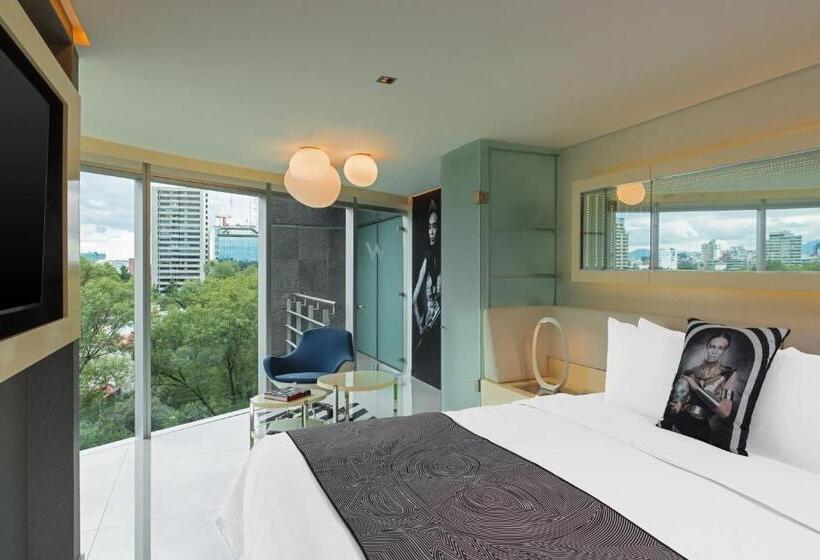 キングサイズベッドのスイートルーム, W Mexico City