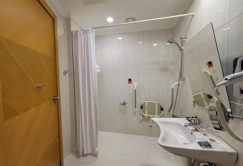 اتاق استاندارد با تخت بزرگ برای معلولان, Wyndham Grand Izmir Ozdilek Thermal & Spa