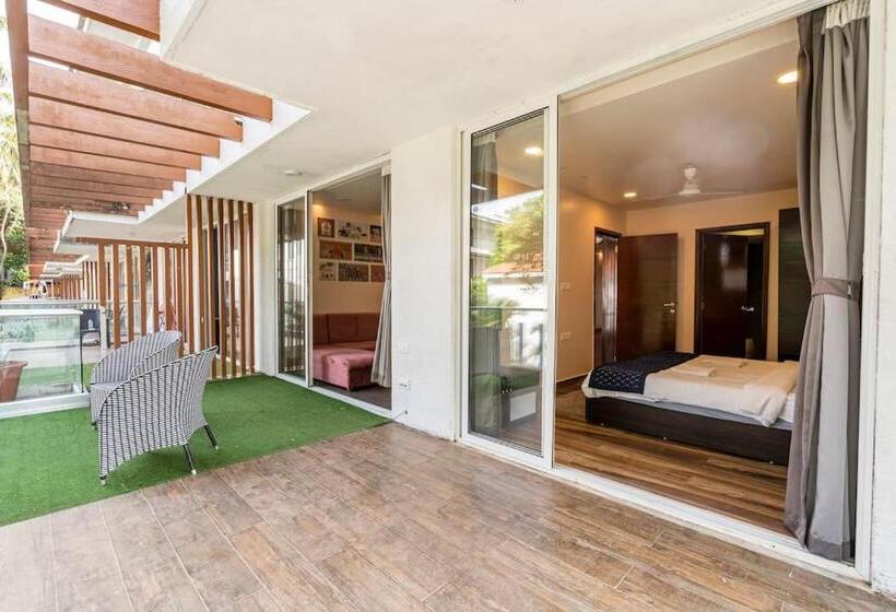 バルコニー付２ベッドルームアパートメント, Eternal Wave By Happyinch