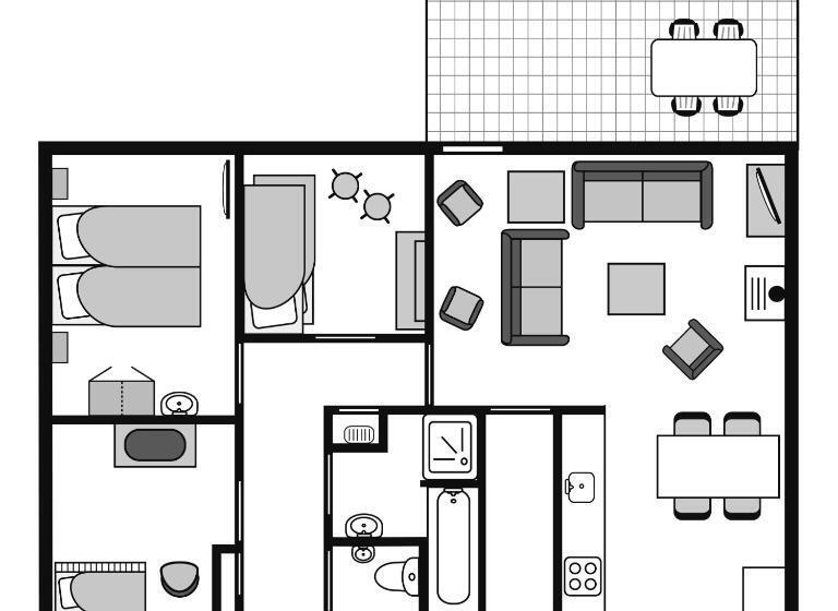 בונגלו סטנדרט 2 חדרי שינה, Landal Coldenhove