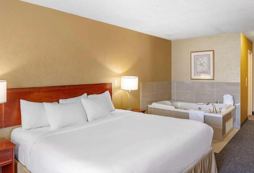キングサイズベッドのスイートルーム, Quality Inn & Suites Edmonton International Airport