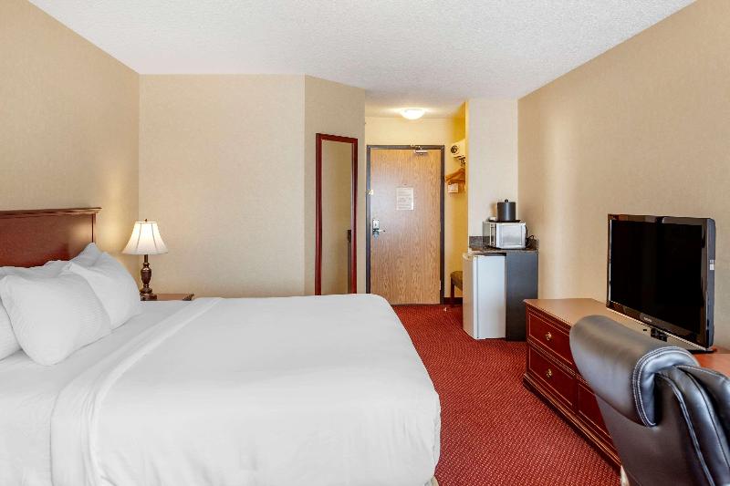 キングサイズベッドのスタンダードルーム, Quality Inn & Suites Edmonton International Airport