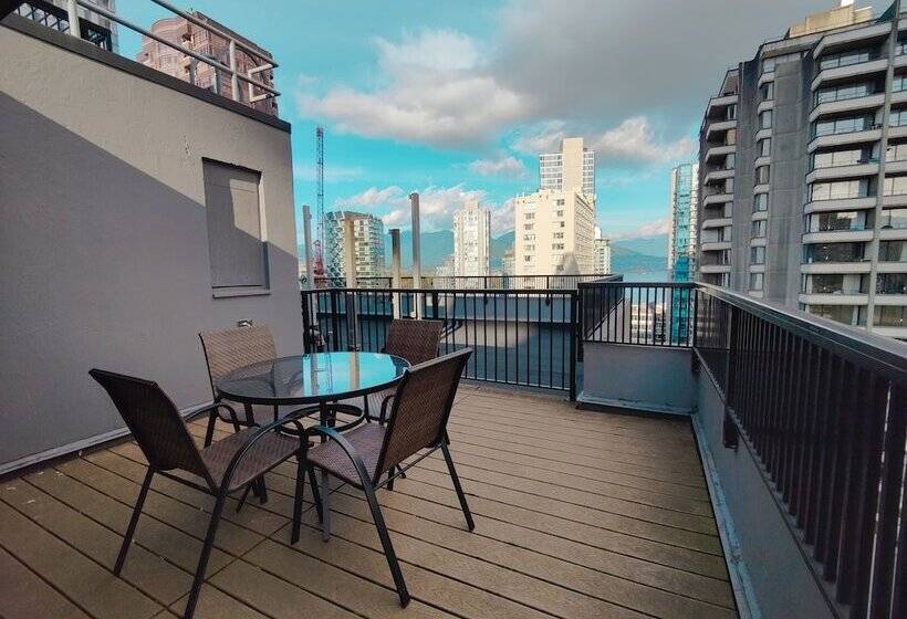 带1个卧室的公寓, Divya Sutra Suites On Robson Downtown Vancouver