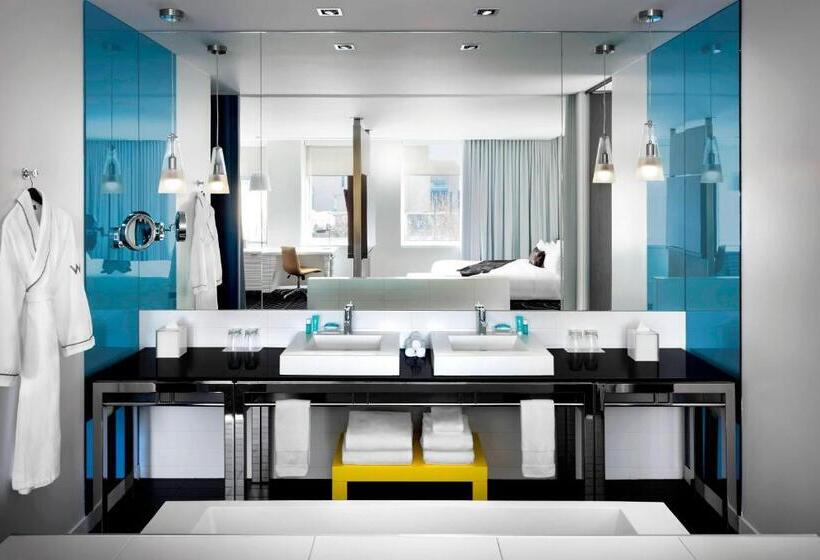 带大床的套房, W Montréal