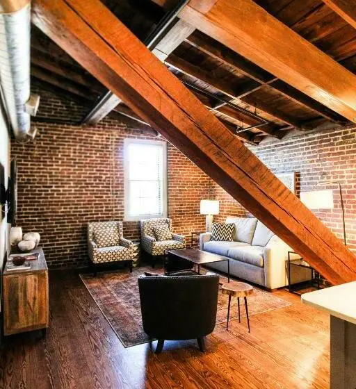 キングサイズベッドのスイートルーム, The Lofts At Downtown Salem