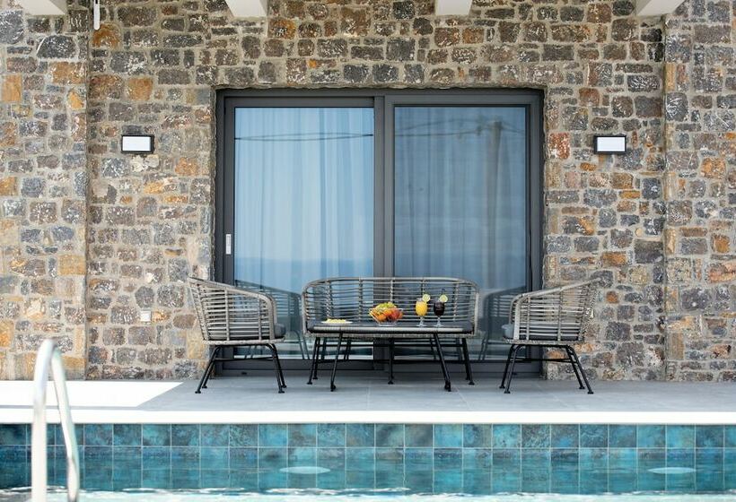 ویلای 2 خوابه با چشمانداز دریا, Terra Olivia Luxury Villas And Suites