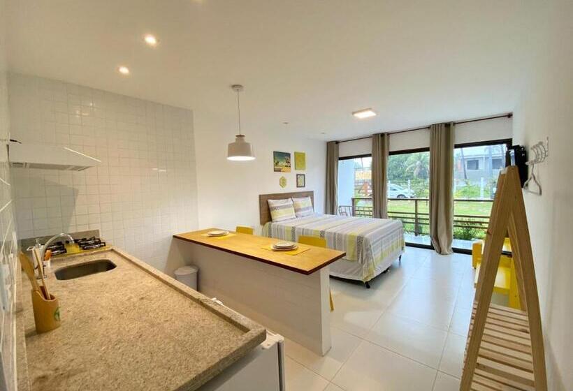 חדר סטנדרט עם מרפסת, Mar Turquesa Eco Pousada