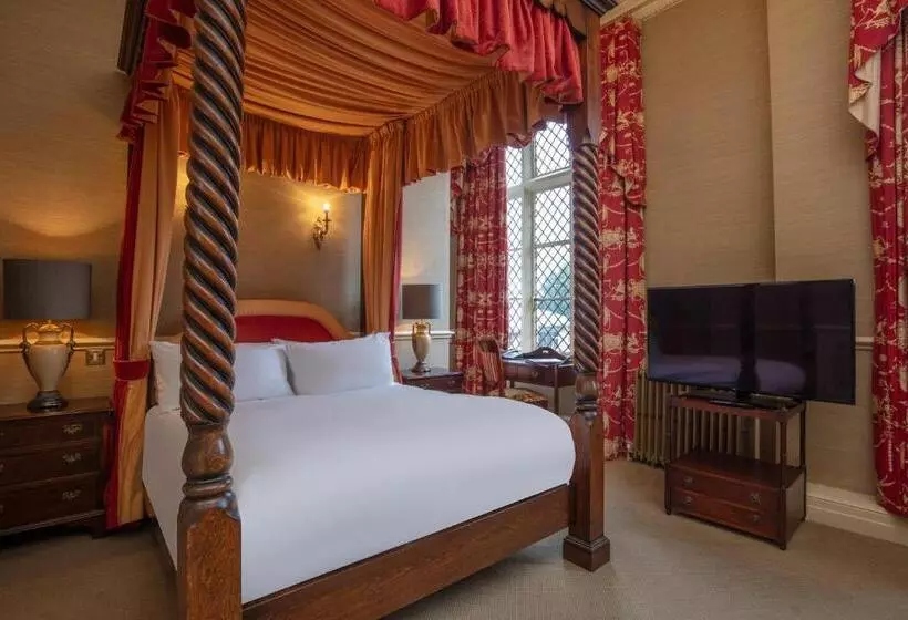 キングサイズベッドのスタンダードルーム, Crewe Hall Hotel & Spa   Cheshire