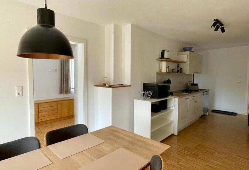 테라스가 있는 2 베드룸 아파트, Gästehaus Juhl
