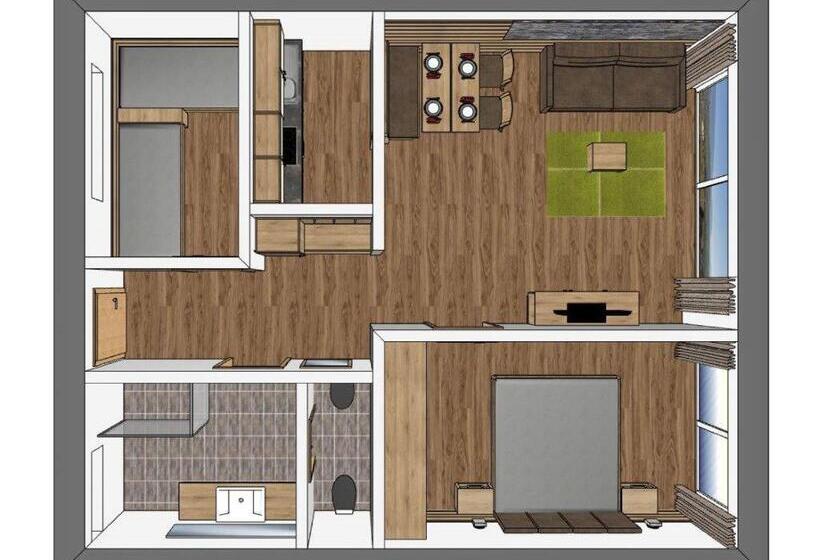 דירת חדר סופריור, Panorama Residence öhlerhof