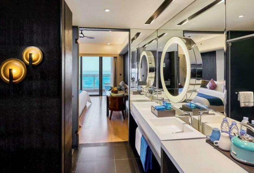 オーシャンビューのプレミアムルーム。, Dusit Thani Shuangyue Bay Resort Huizhou