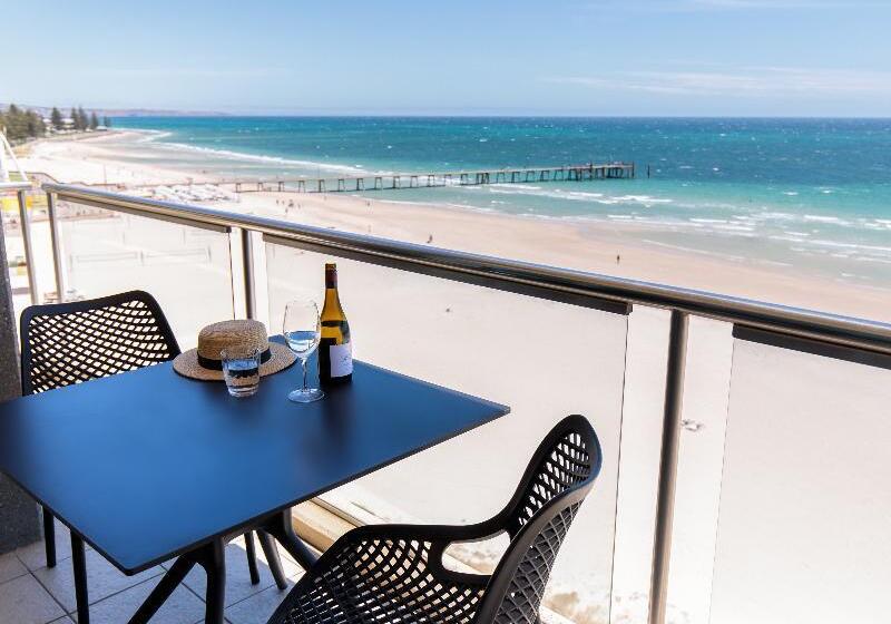 דירת חדר נוף לים, Oaks Glenelg Plaza Pier Suites