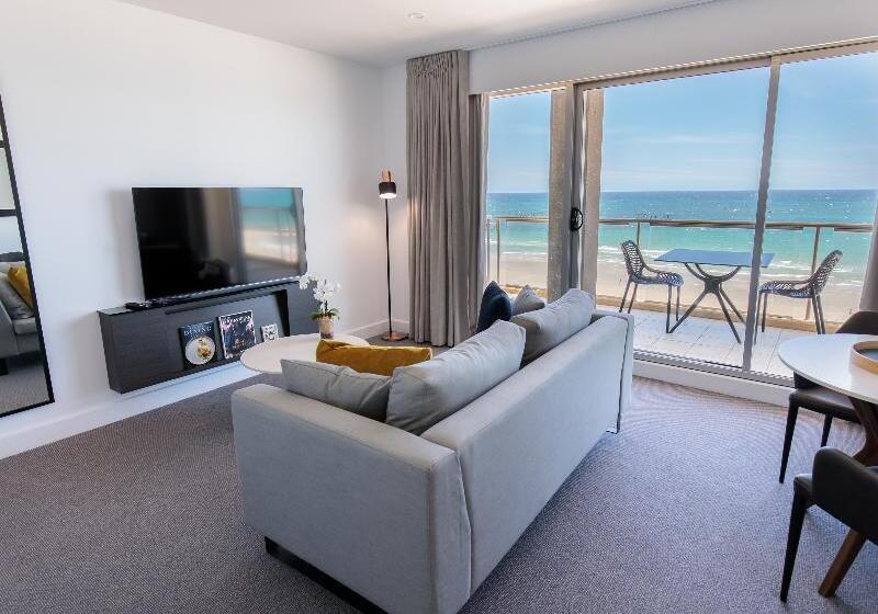 דירת חדר נוף לים, Oaks Glenelg Plaza Pier Suites