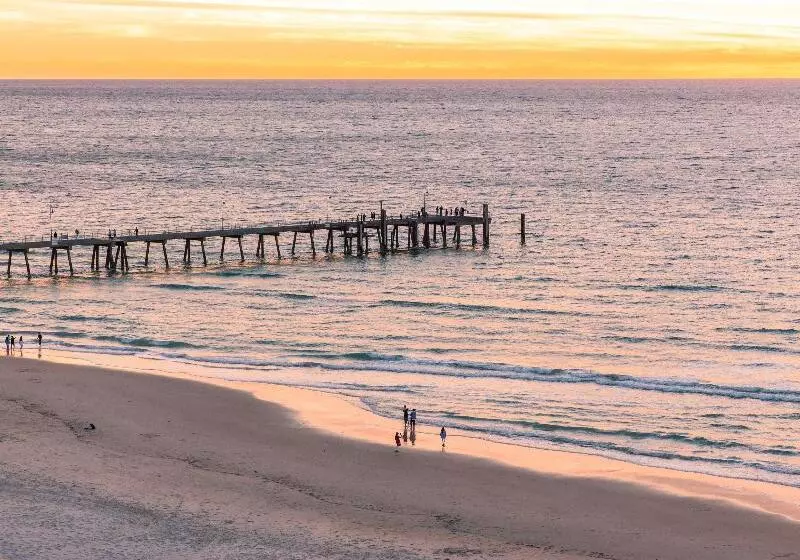 ３ベッドルームアパートメント, Oaks Glenelg Plaza Pier Suites