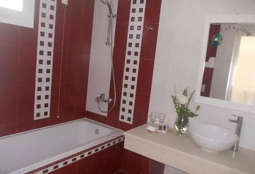 اتاق استاندارد با چشم‌انداز باغ, Alkyoni Beach
