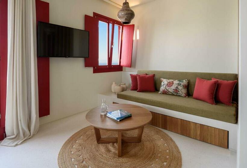 جناح ديلوكس مع إطلالات, Potnia Theron Suites