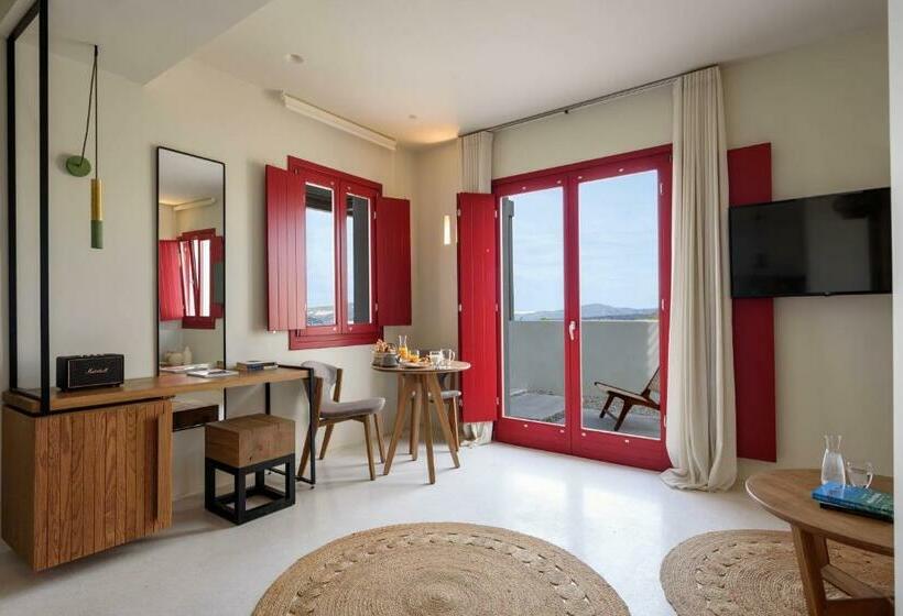 جناح ديلوكس مع إطلالات, Potnia Theron Suites