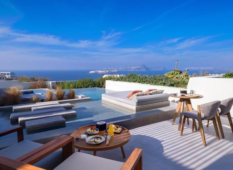 جناح ديلوكس مع إطلالات, Potnia Theron Suites