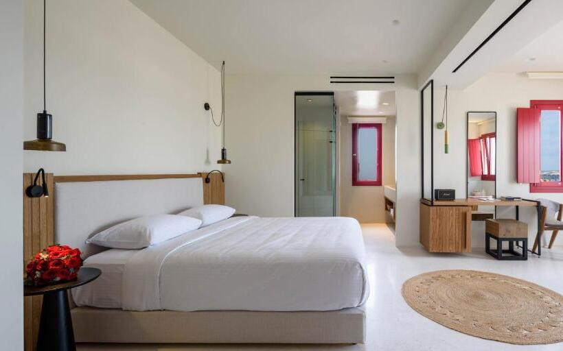 جناح ديلوكس مع إطلالات, Potnia Theron Suites