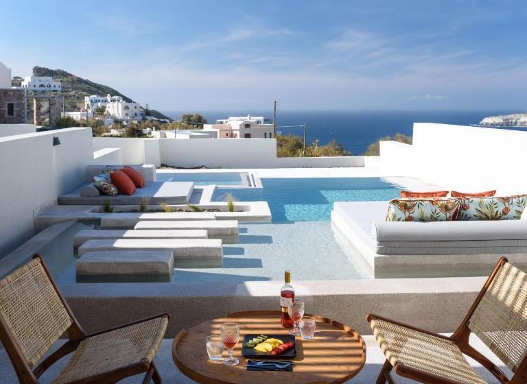 جناح إدارى مطل على البحر, Potnia Theron Suites