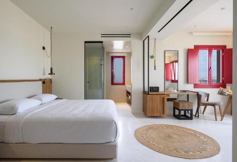 جناح ديلوكس مع إطلالات, Potnia Theron Suites