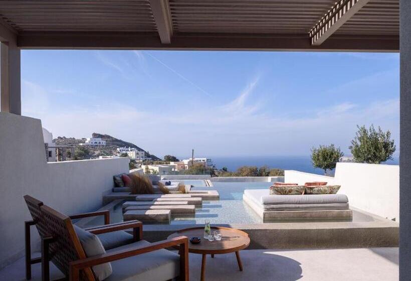 جناح إدارى مطل على البحر, Potnia Theron Suites