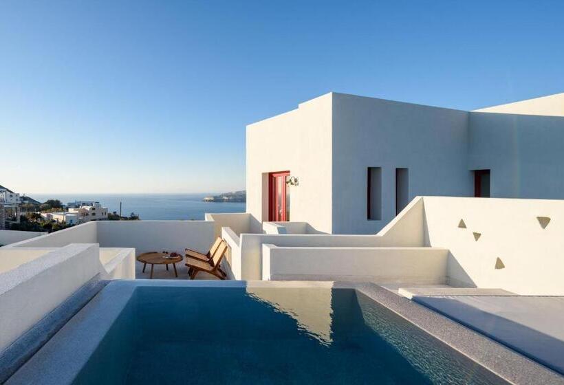 جناح مطلّ علي البحر مزود بجاكوزى, Potnia Theron Suites