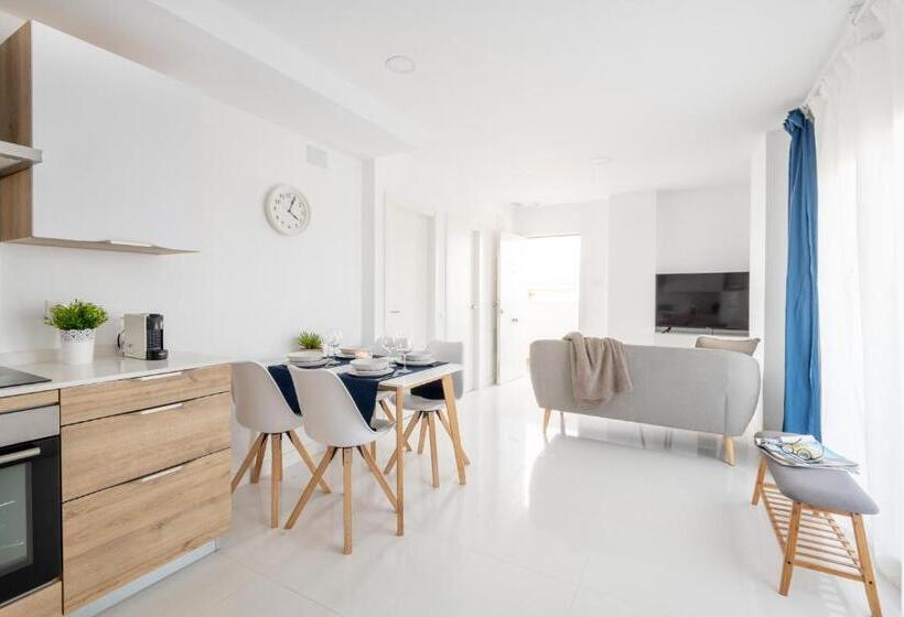 Апартаменты 1 Спальня Вид на Море, Santa Pola Apartments