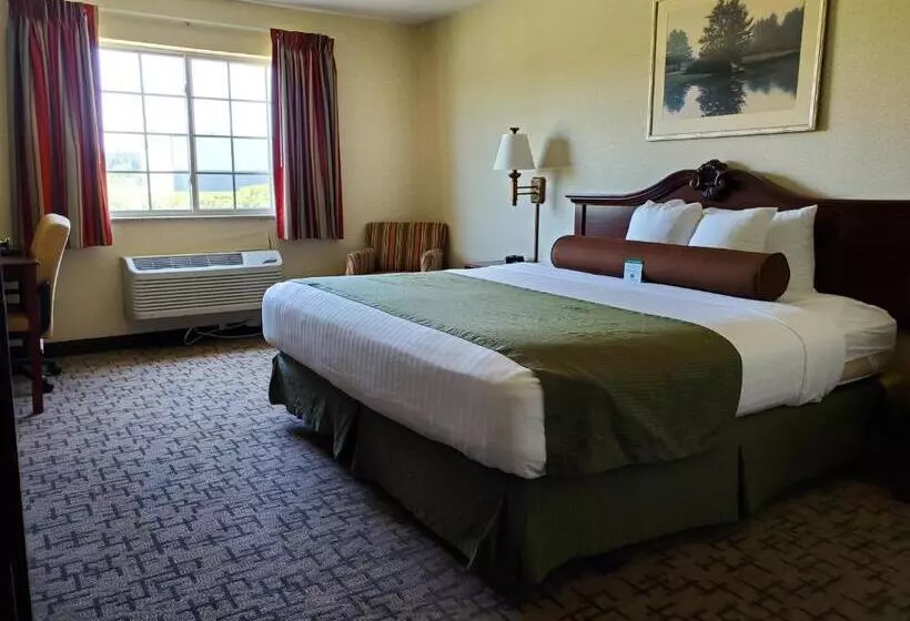 キングサイズベッドのスタンダードルーム, Boarders Inn & Suites By Cobblestone Hotels Shawano