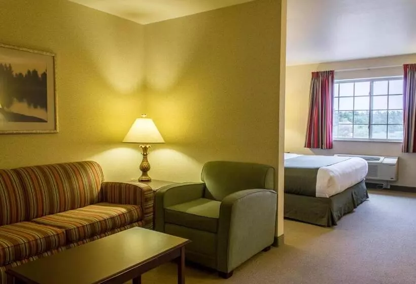 キングサイズベッドのスイートルーム, Boarders Inn & Suites By Cobblestone Hotels Shawano