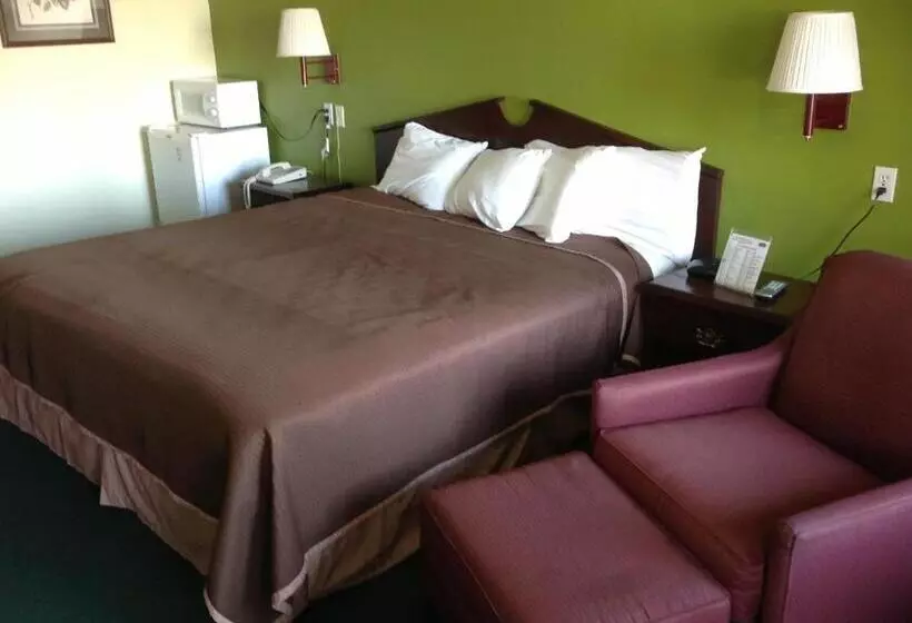 キングサイズベッドのスタンダードルーム, Howard Johnson By Wyndham Grand Prairie Near Lone Star Park