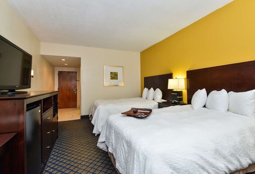 غرفه قياسيه سريرين مزدوجين, Hampton Inn By Hilton Petersburg Ft. Gregg Adams