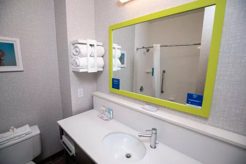 身障者適用キングサイズベッドルーム, Hampton Inn Pickwick Damat Shiloh Falls