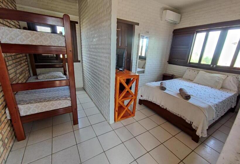 Семейный Номер Боковой Вид на Море, Pousada Por Do Sol