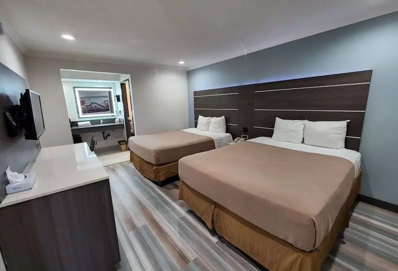 اتاق استاندارد با 2 تخت دوبل, Travelodge Inn & Suites By Wyndham Fullerton