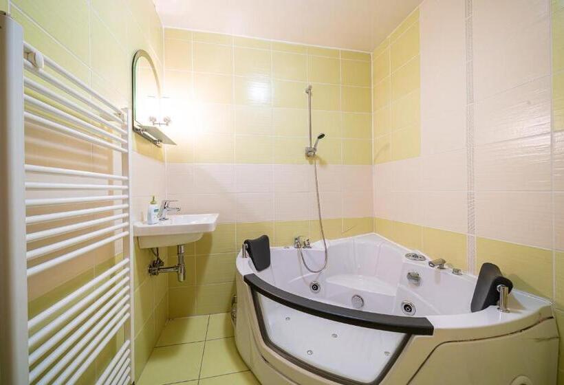 标准间带漩涡浴缸, Rodinný Penzión Rogalo