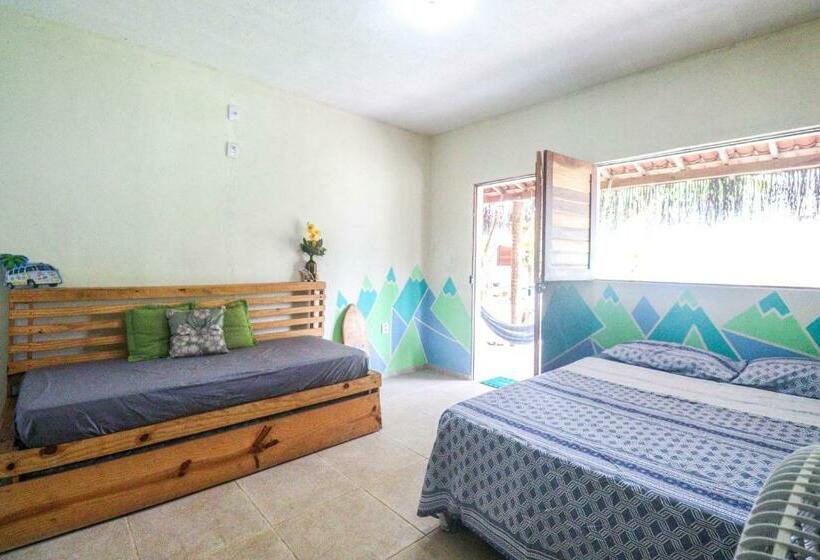 شقة سوبريور غرفة واحدة, Back To The Beach Hostel Pipa