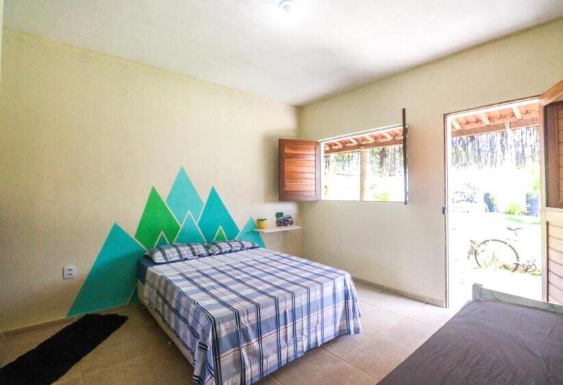 شقة غرفة واحدة, Back To The Beach Hostel Pipa