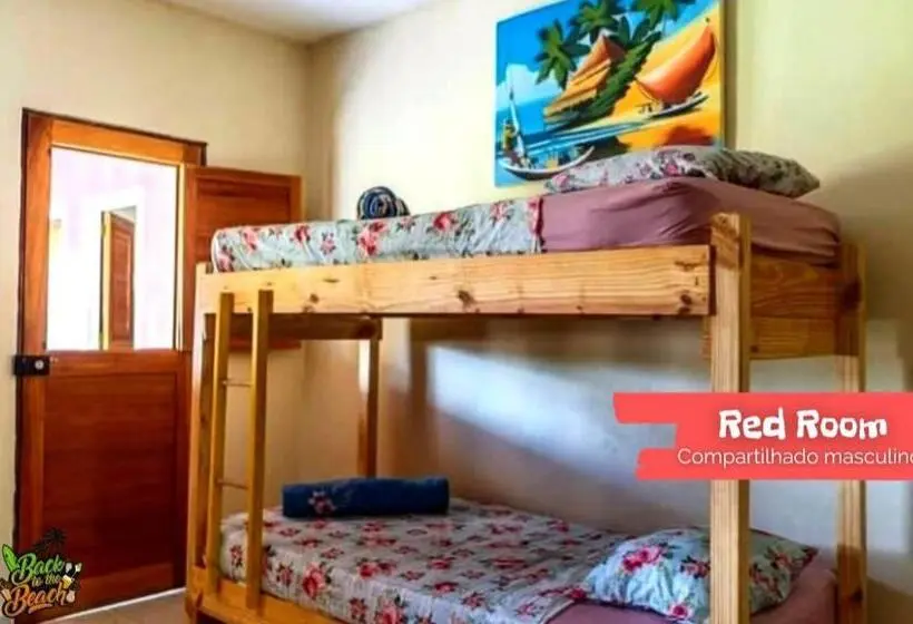 ルームシェアのワンベッド, Back To The Beach Hostel   Pipa