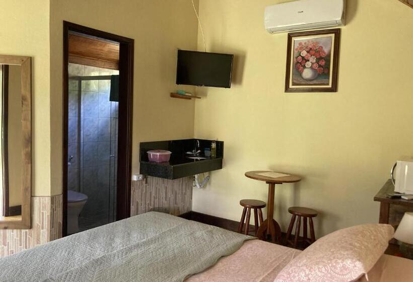 בקתת חדר, Pousada Colar De Ouro Chalés