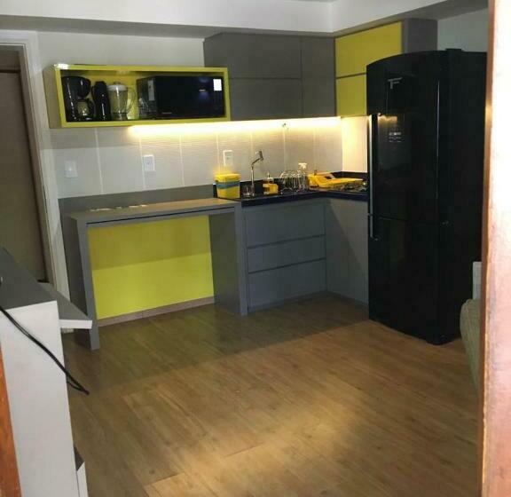 آپارتمان 1 خوابه با چشم‌انداز دریا, Flat Jatiúca Suítes Resort