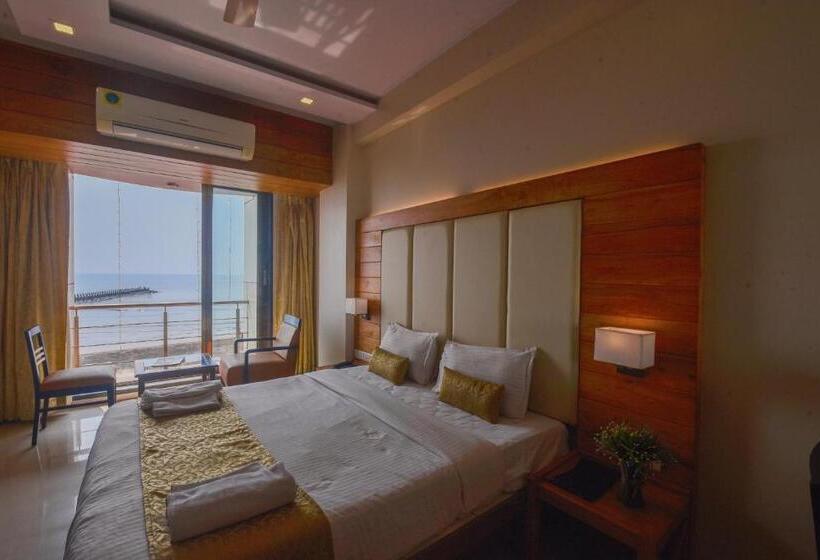 غرفة ديلوكس مطلّة علي البحر, Sea Fans Mandvi Beach