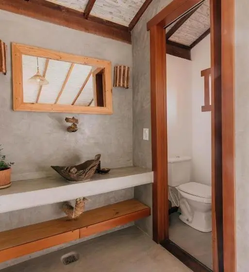 バルコニー付きデラックスルーム, Pousada Vila Verde Caraíva