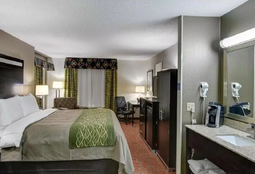 キングサイズベッドのスタンダードルーム, Comfort Inn Painesville Concord