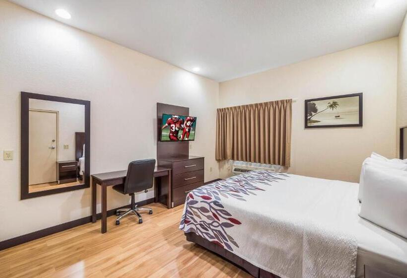 غرفة قياسية سرير كينج لذوى الإحتياجات الخاصة, Red Roof Inn Ocala