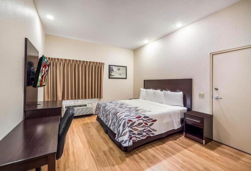 غرفة قياسية سرير كينج لذوى الإحتياجات الخاصة, Red Roof Inn Ocala
